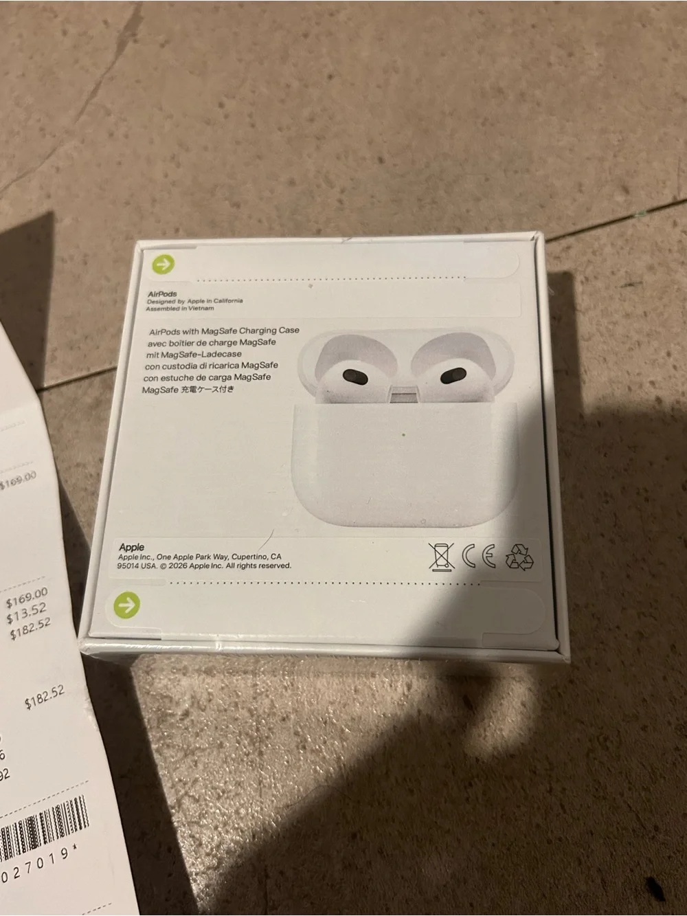 Apple AirPods (White) with Charging Case - True Wireless Earbuds